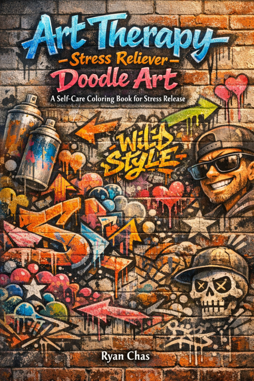 Art Therapy Doodle Graffiti Coloring Book