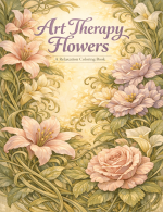 Art Therapy Flowers Coloring Book