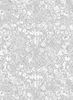 Art Therapy Flowers Coloring Book