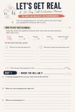30 Day "Mental Health" Self-Evaluation Workbook (Female Version)
