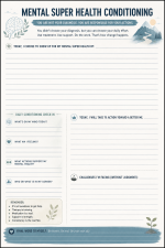 30 Day "Mental Health" Self-Evaluation Workbook (Female Version)
